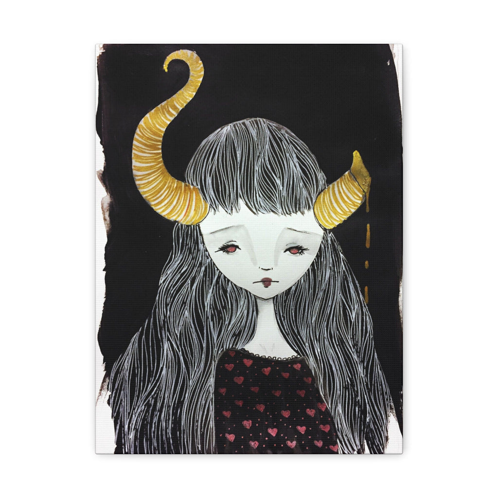 Golden Fawn · Canvas Print