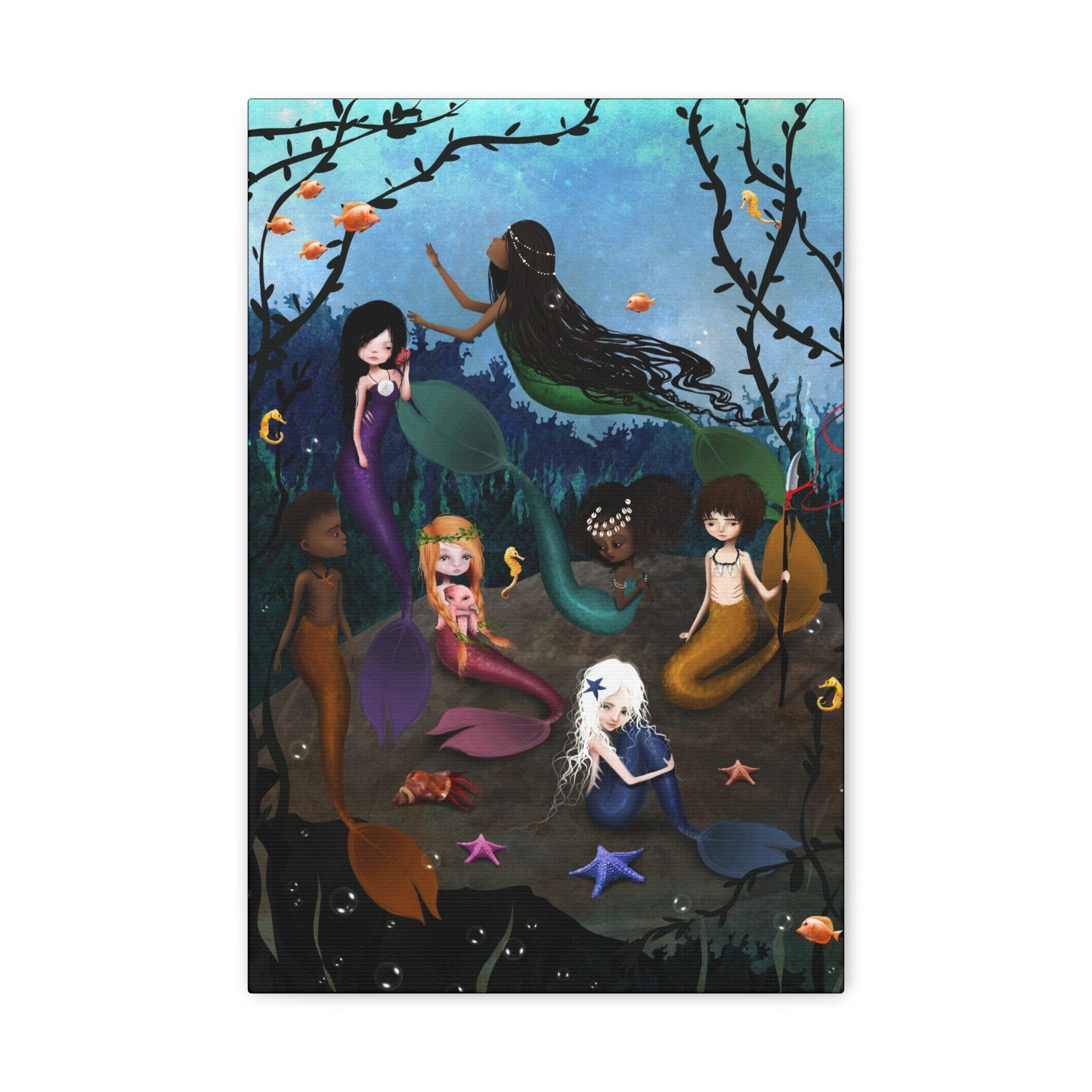 Mermaids · Canvas Print
