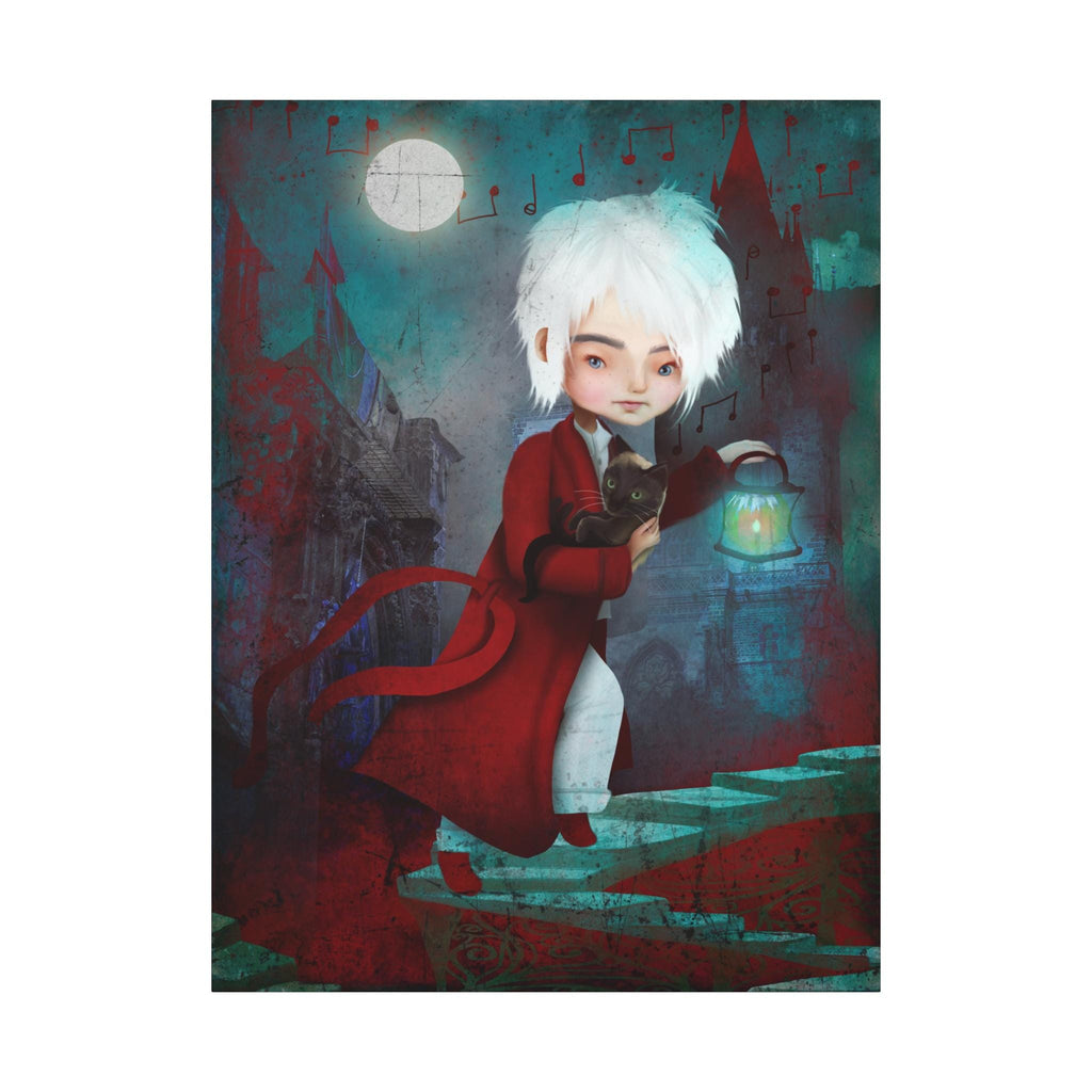 Wee Willie Winkie Running Through the Town · Canvas Print