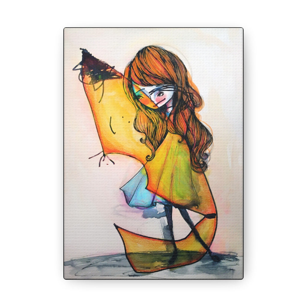 Yellow Friend · Canvas Print