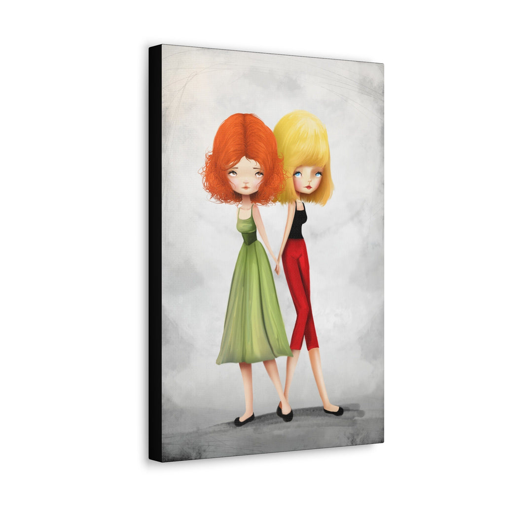 Together Alone · Canvas Print