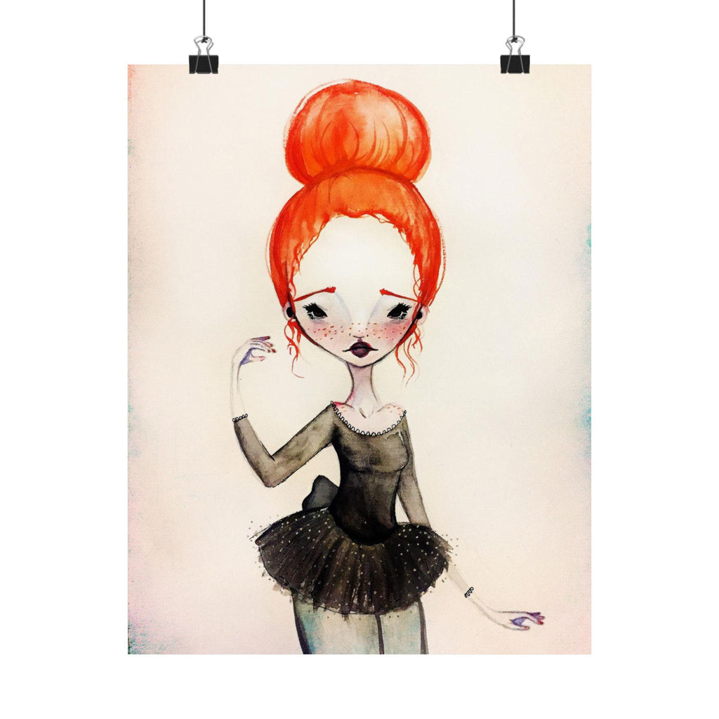 Ginger Ballerina · Poster Print