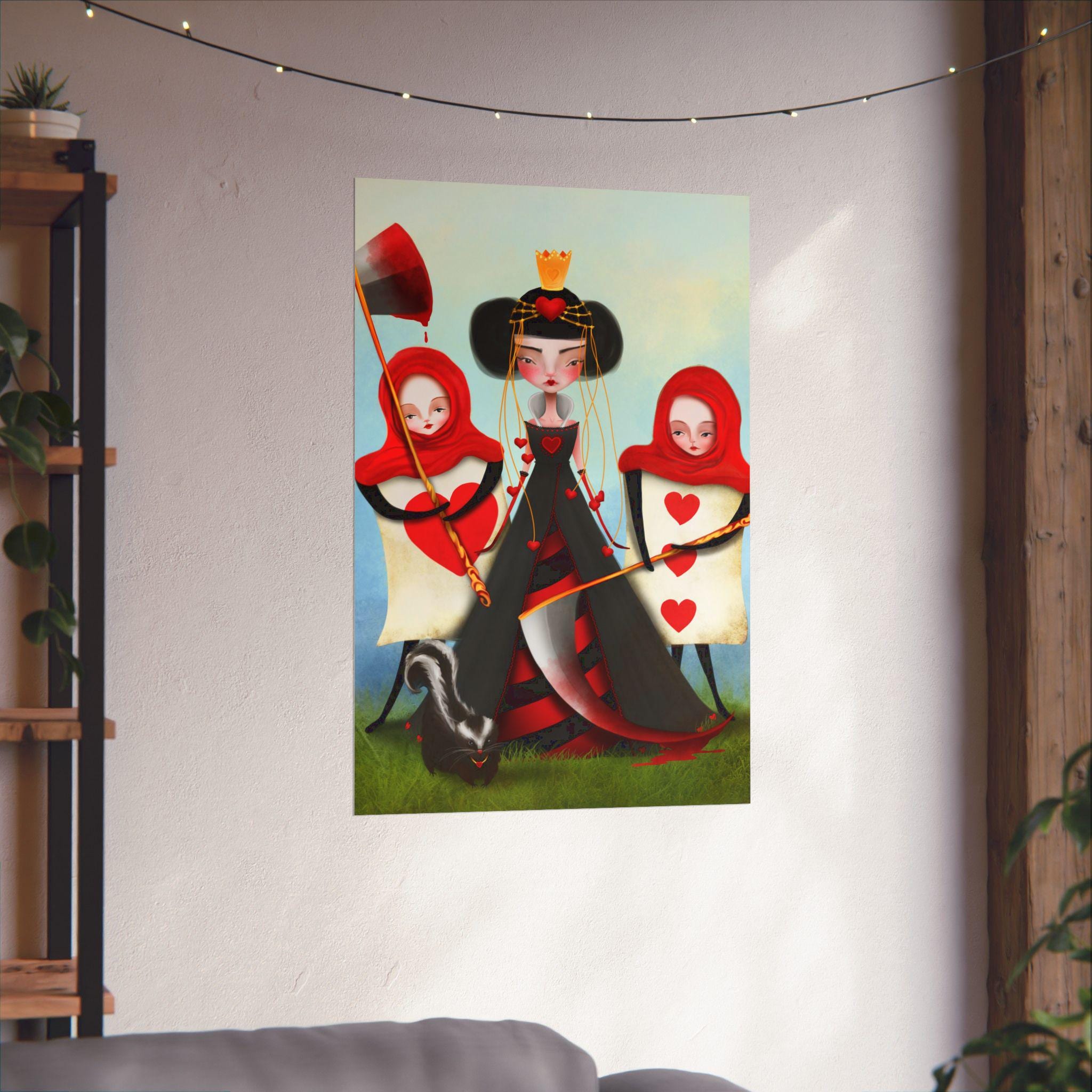The Queen of Hearts · Poster Print