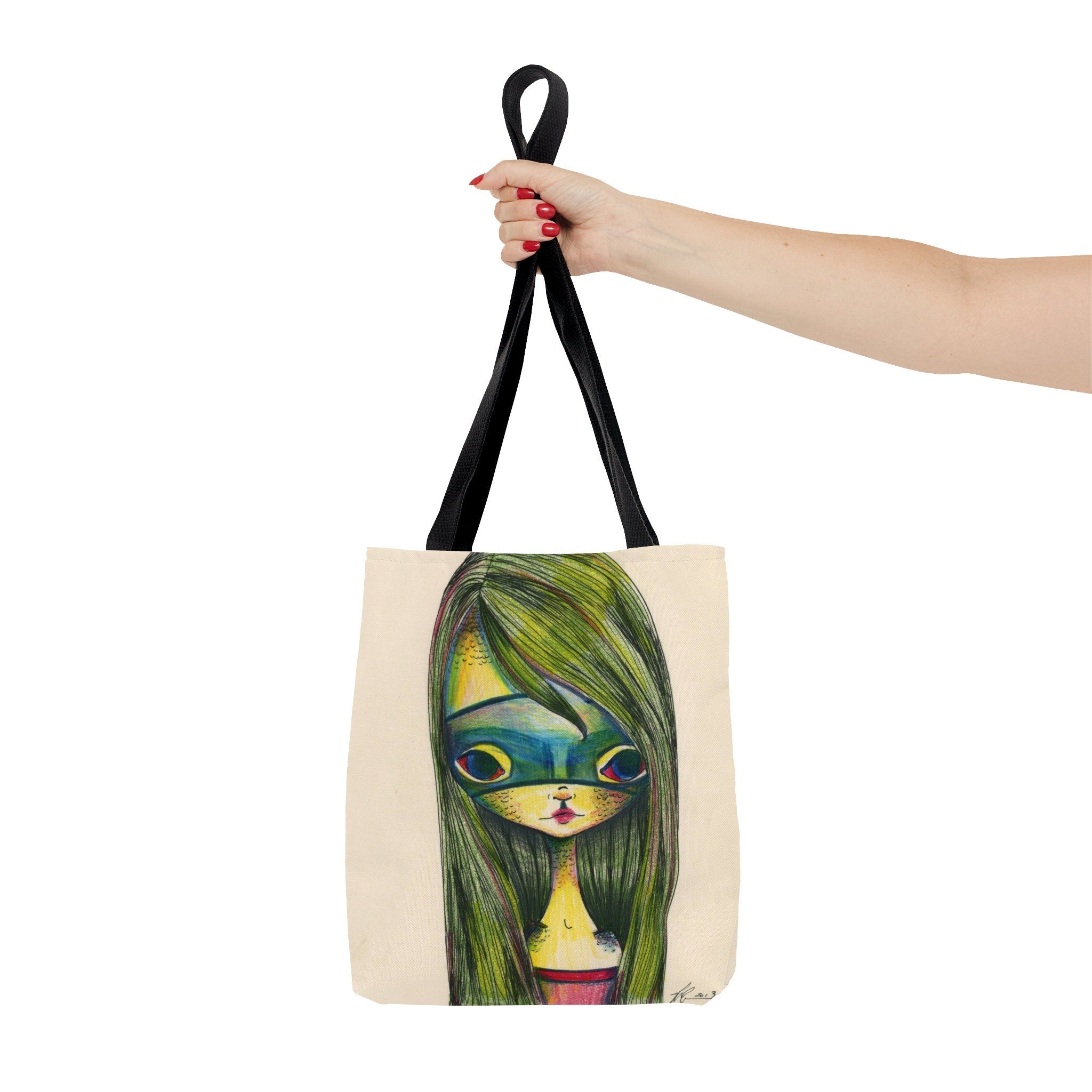 Green Girl · Tote Bag