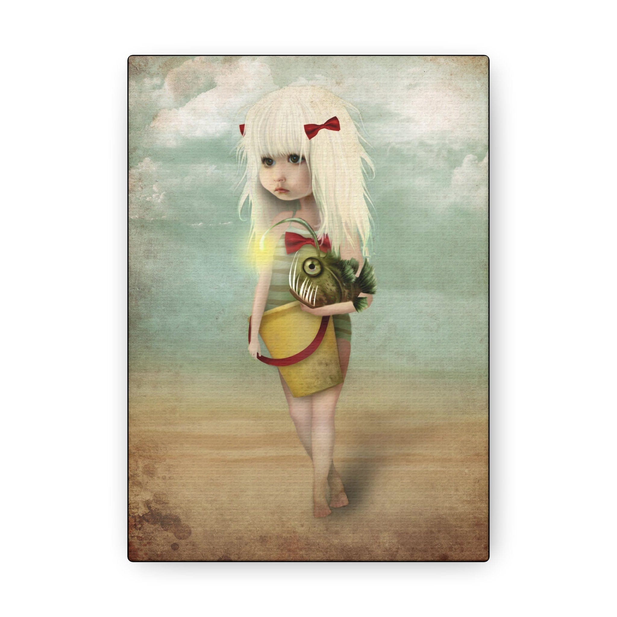 My Fishy Friend · Canvas Print