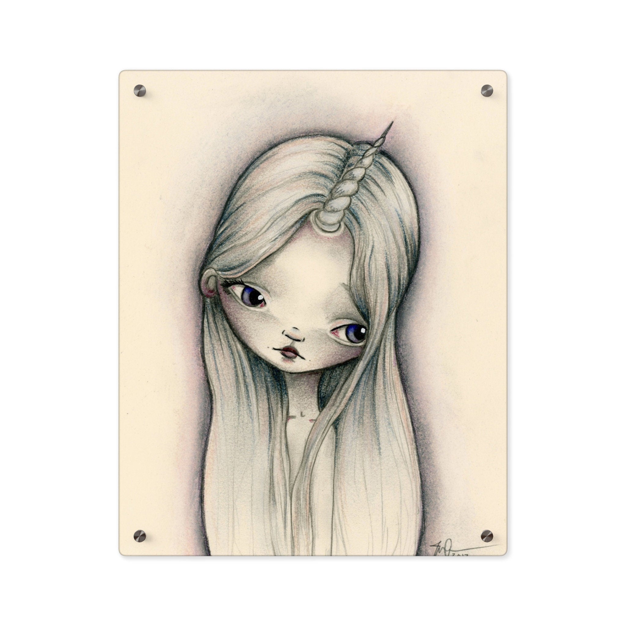 The Last Unicorn Acrylic Wall Art Panel · Acrylic Print