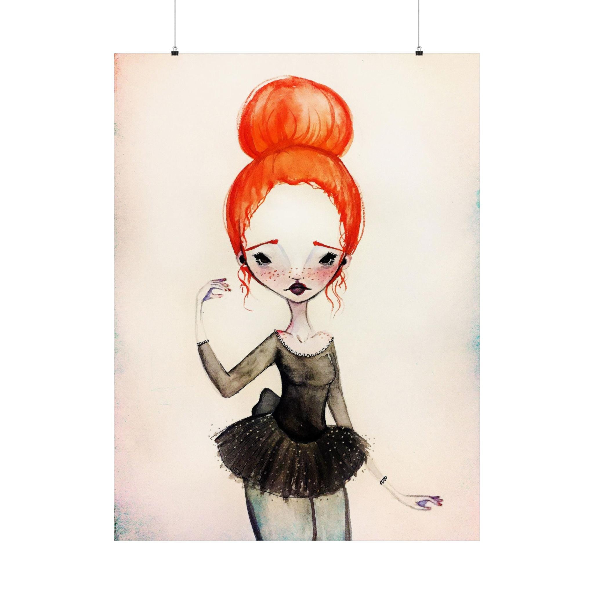Ginger Ballerina · Poster Print