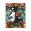Snow White and Rose Red · Canvas Print