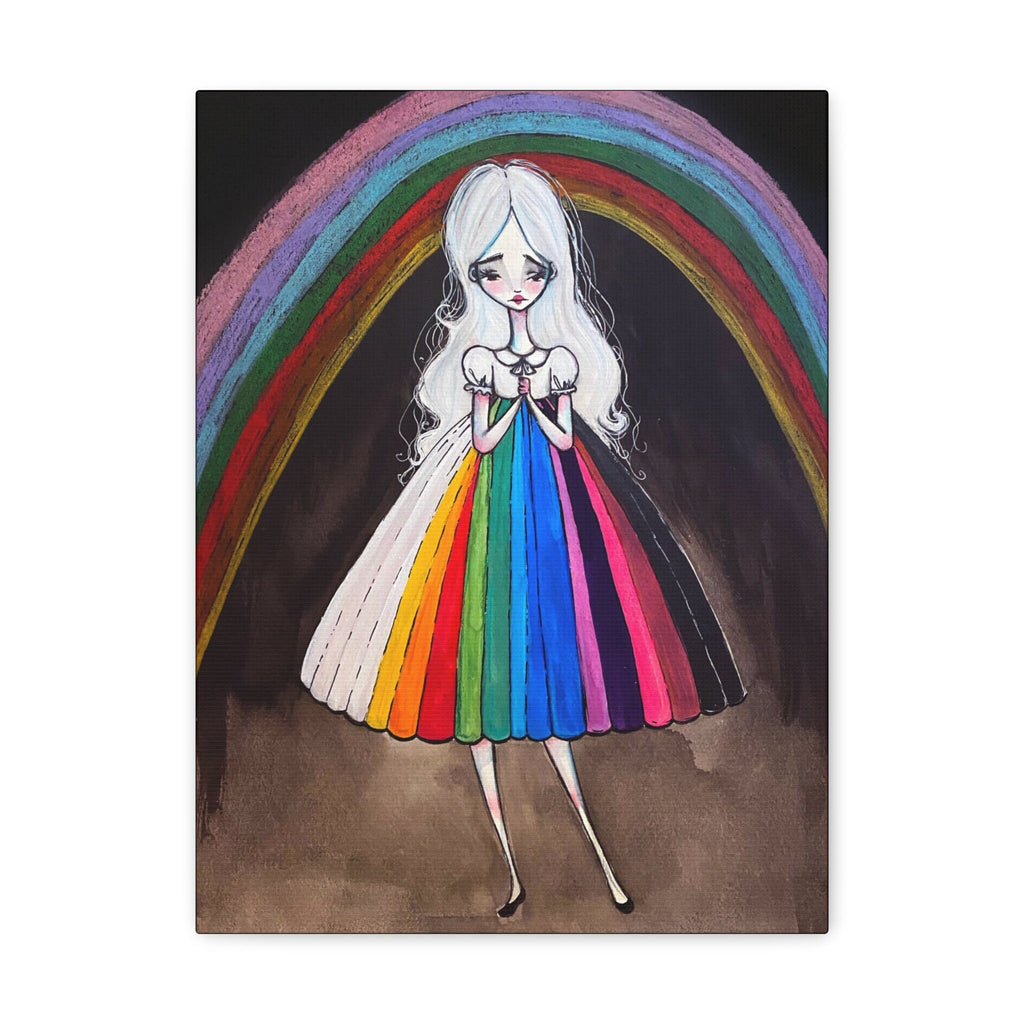 Babe Rainbow · Canvas Print