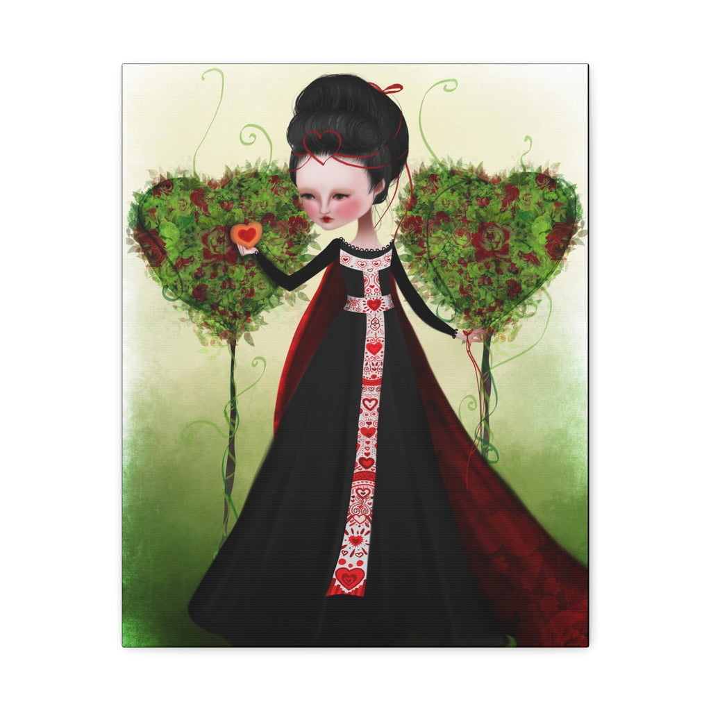 The Queen of Hearts · Canvas Print