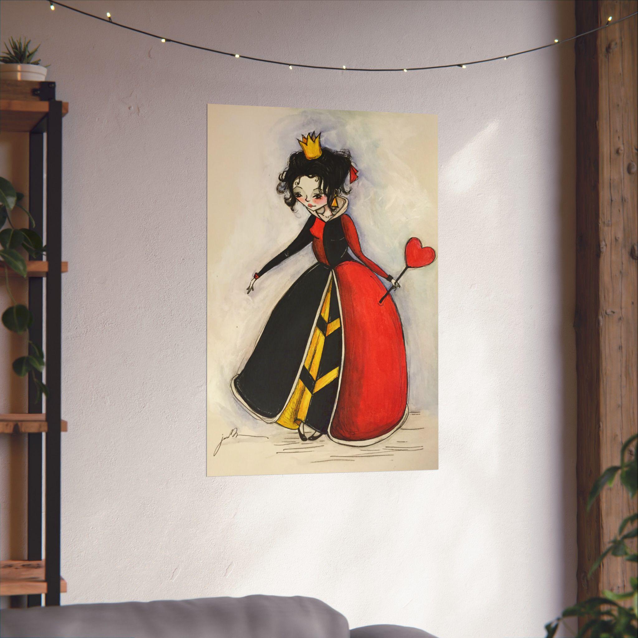 The Queen pf Hearts · Poster Print