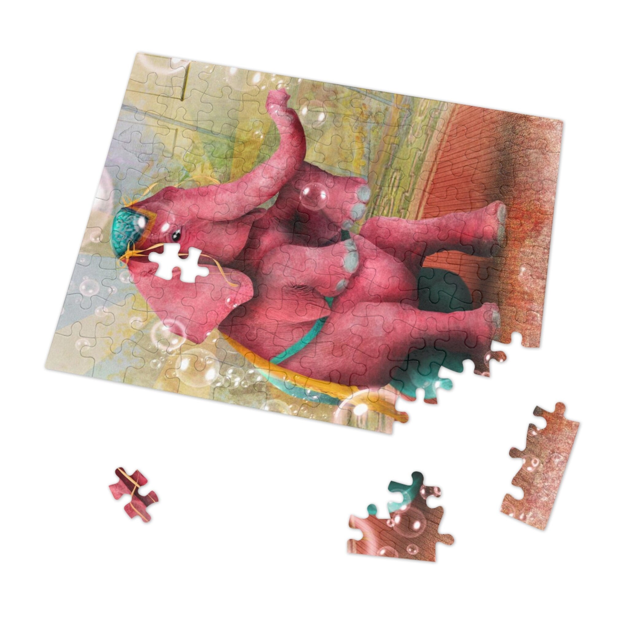Beatriz the Pink Elephant · Jigsaw Puzzle