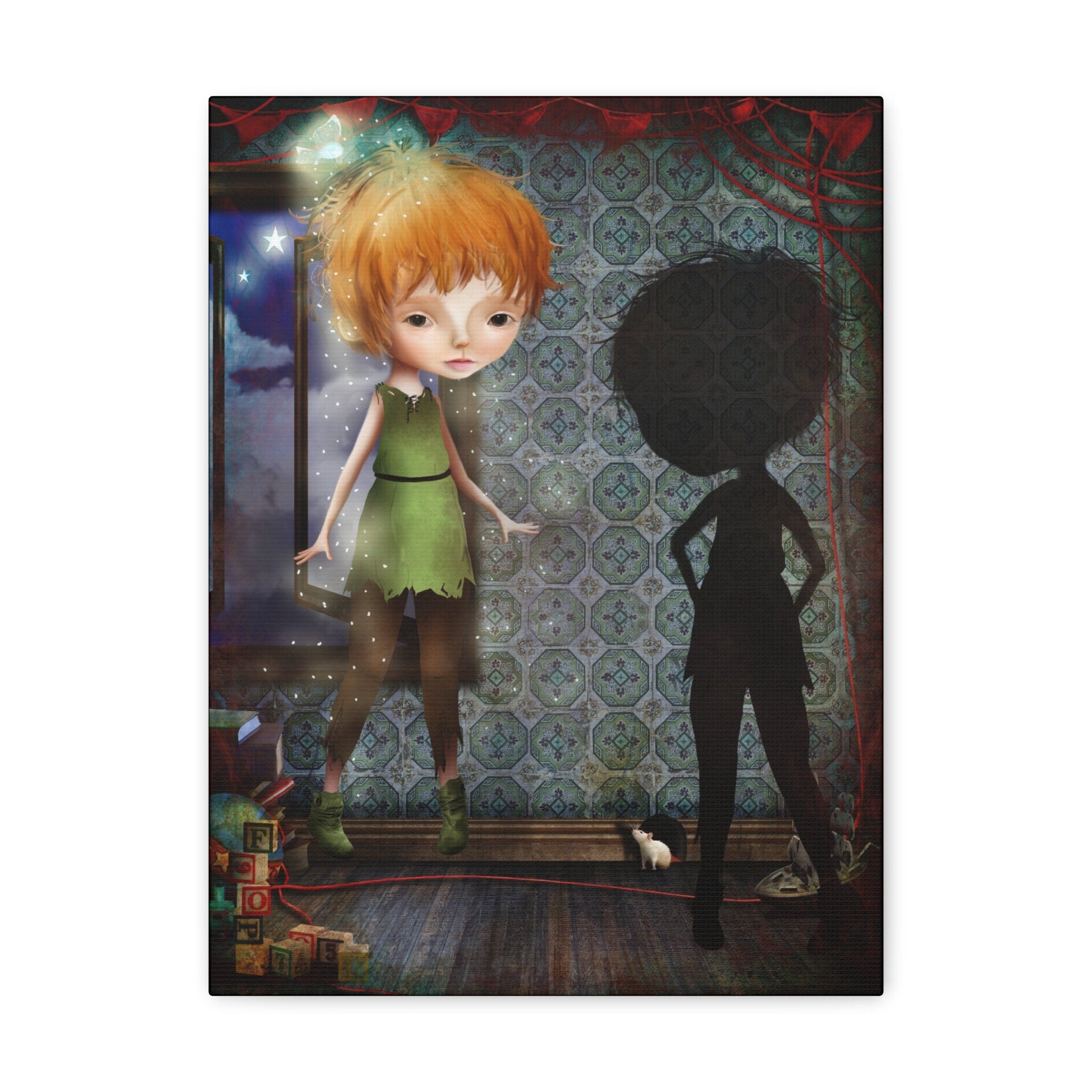Peter and his Shadow · Canvas Print