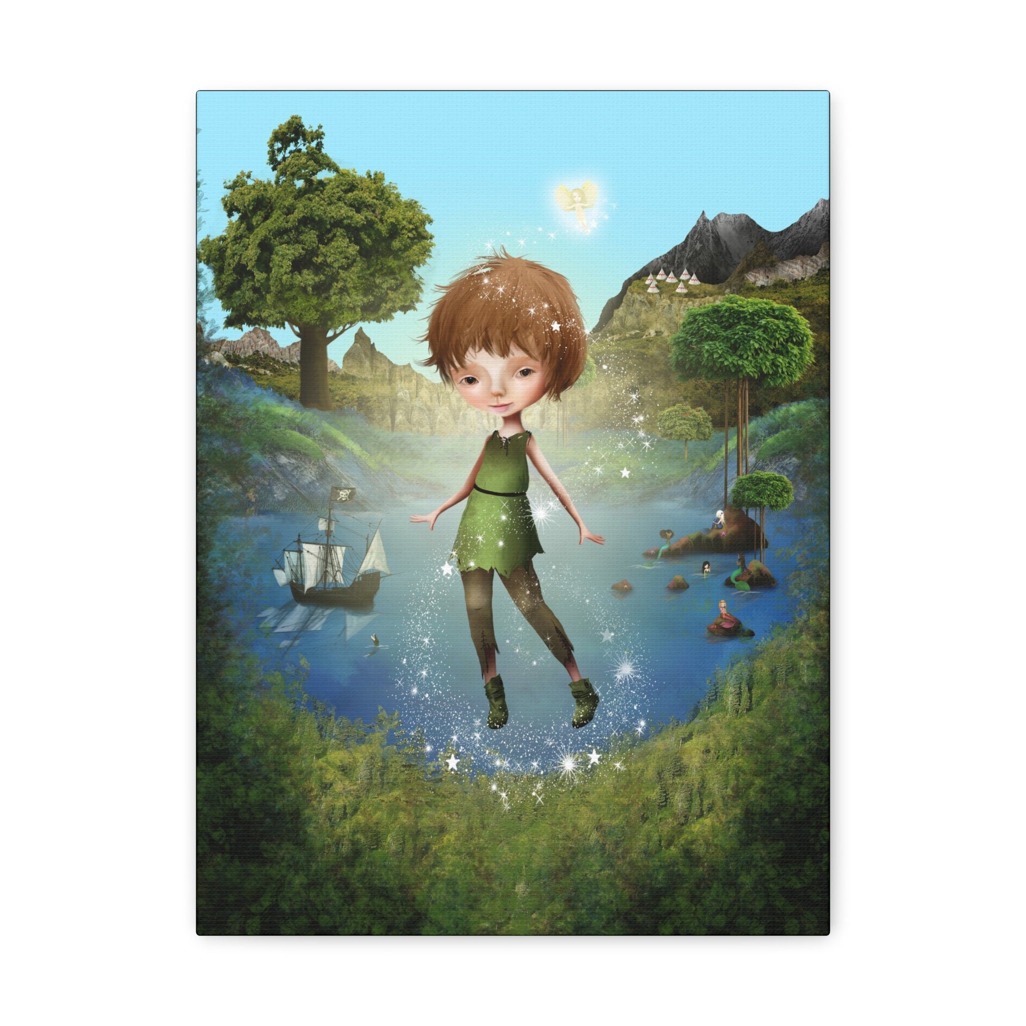 Peter Pan in Neverland · Canvas Print