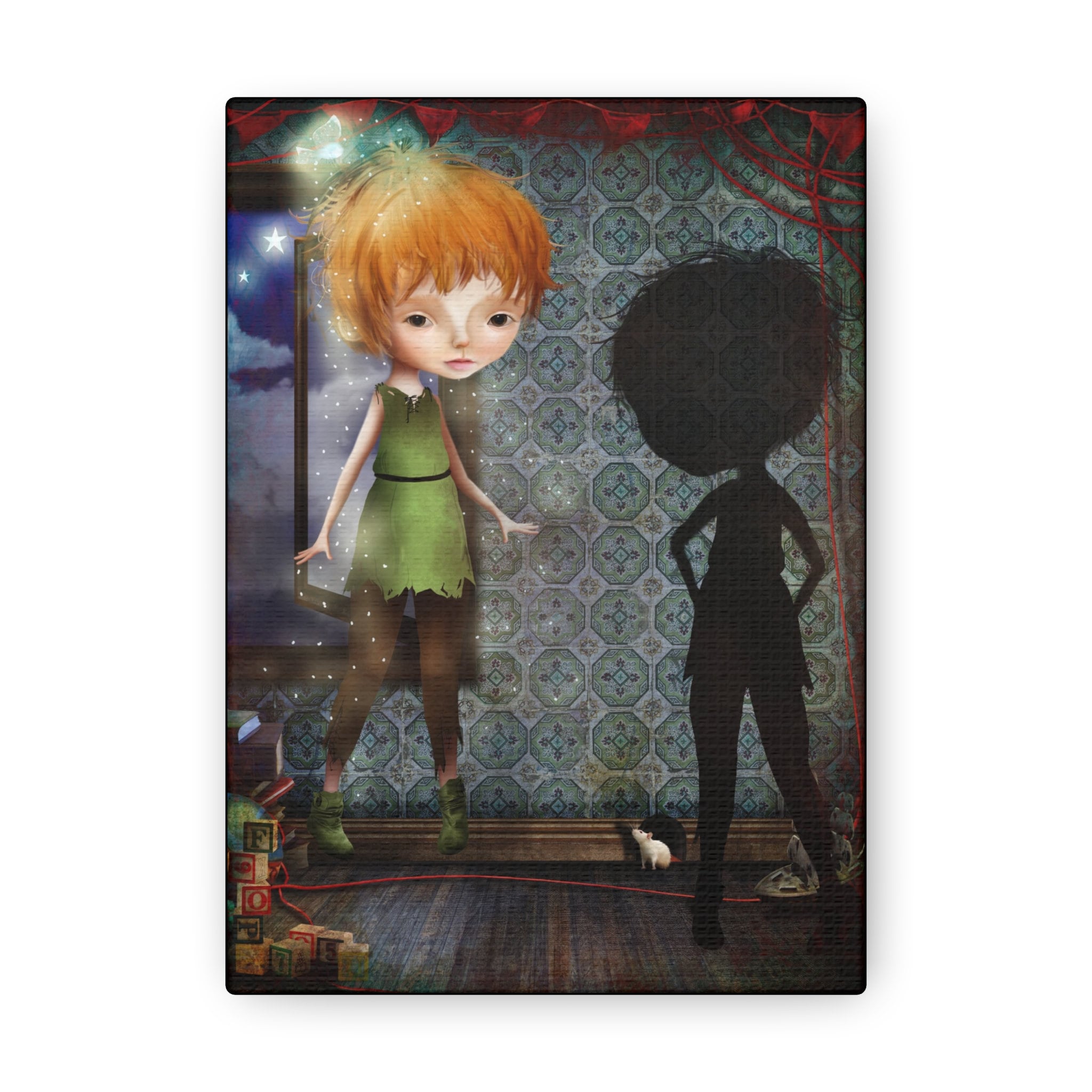 Peter and his Shadow · Canvas Print