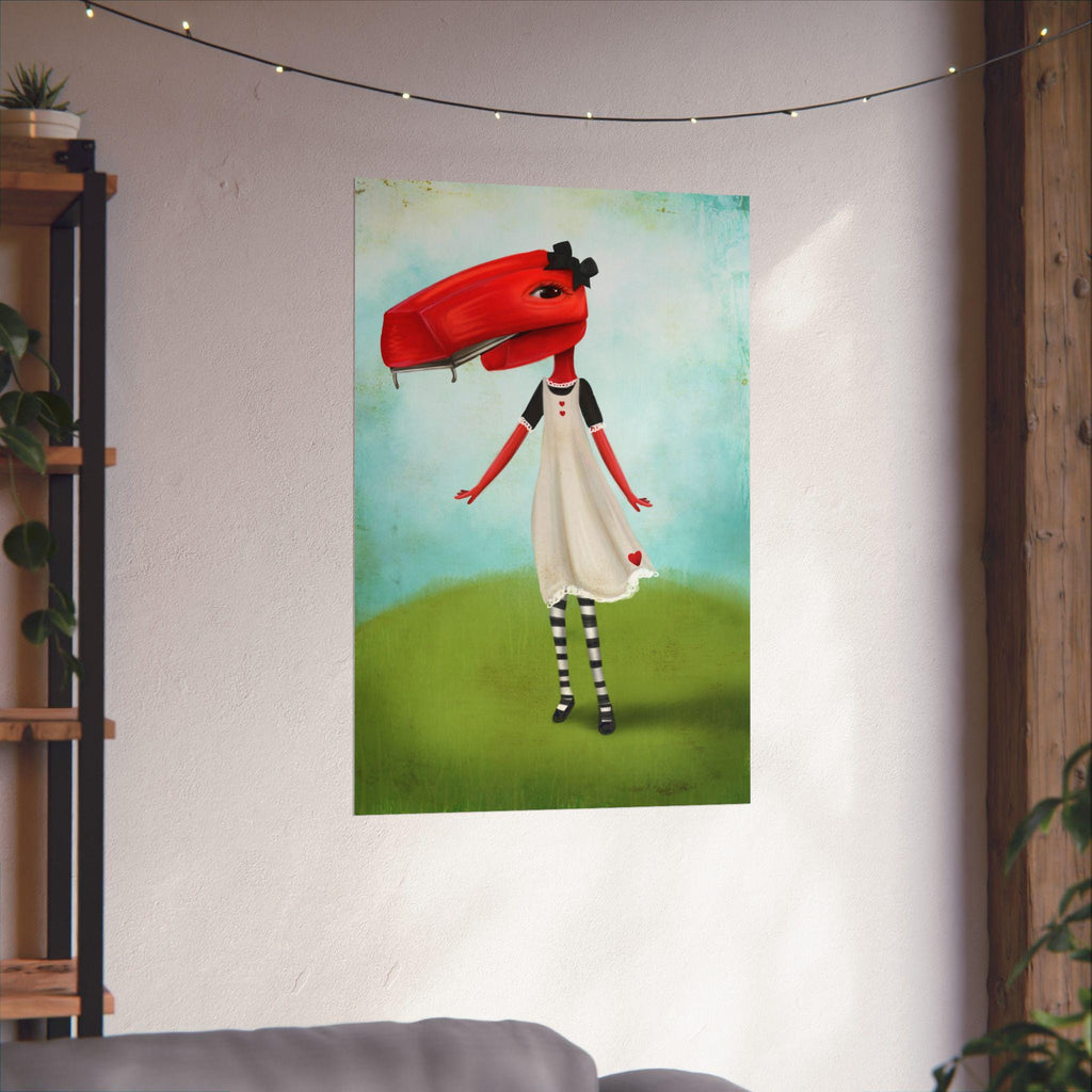 Staplegator Girl · Poster Print