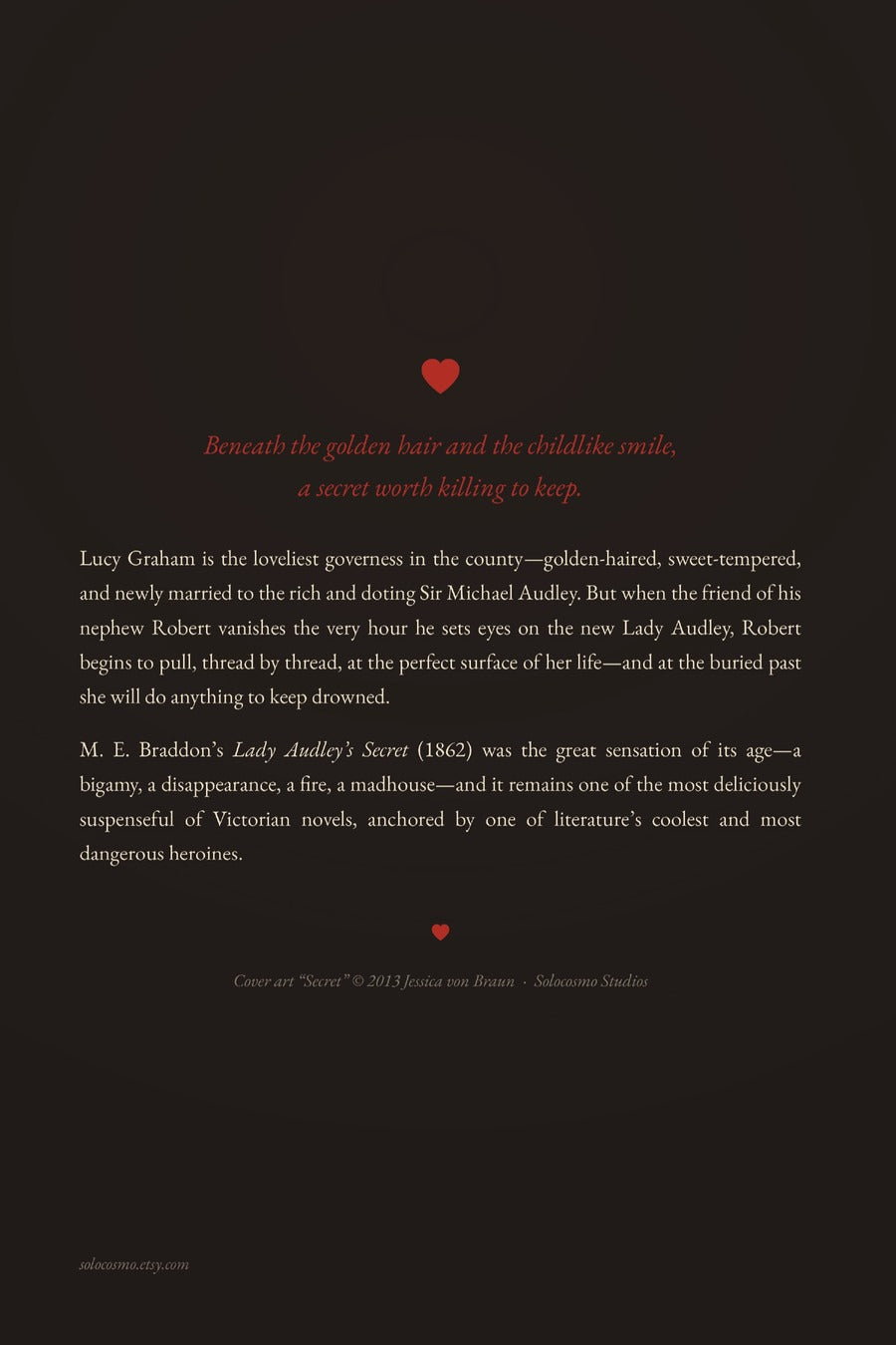 Lady Audley's Secret, back cover