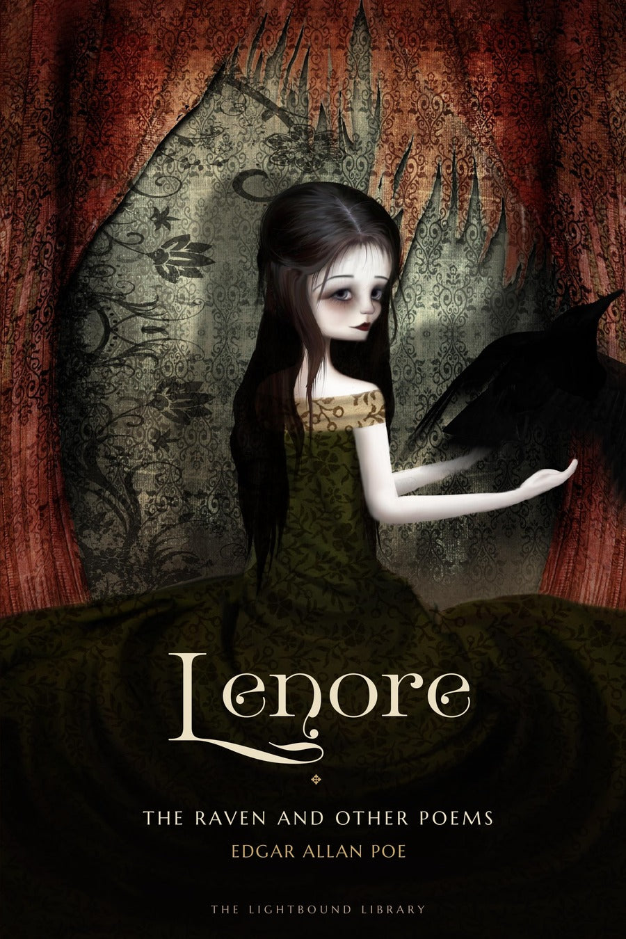 Lenore: The Raven and Other Poems, Lightbound Library, front cover
