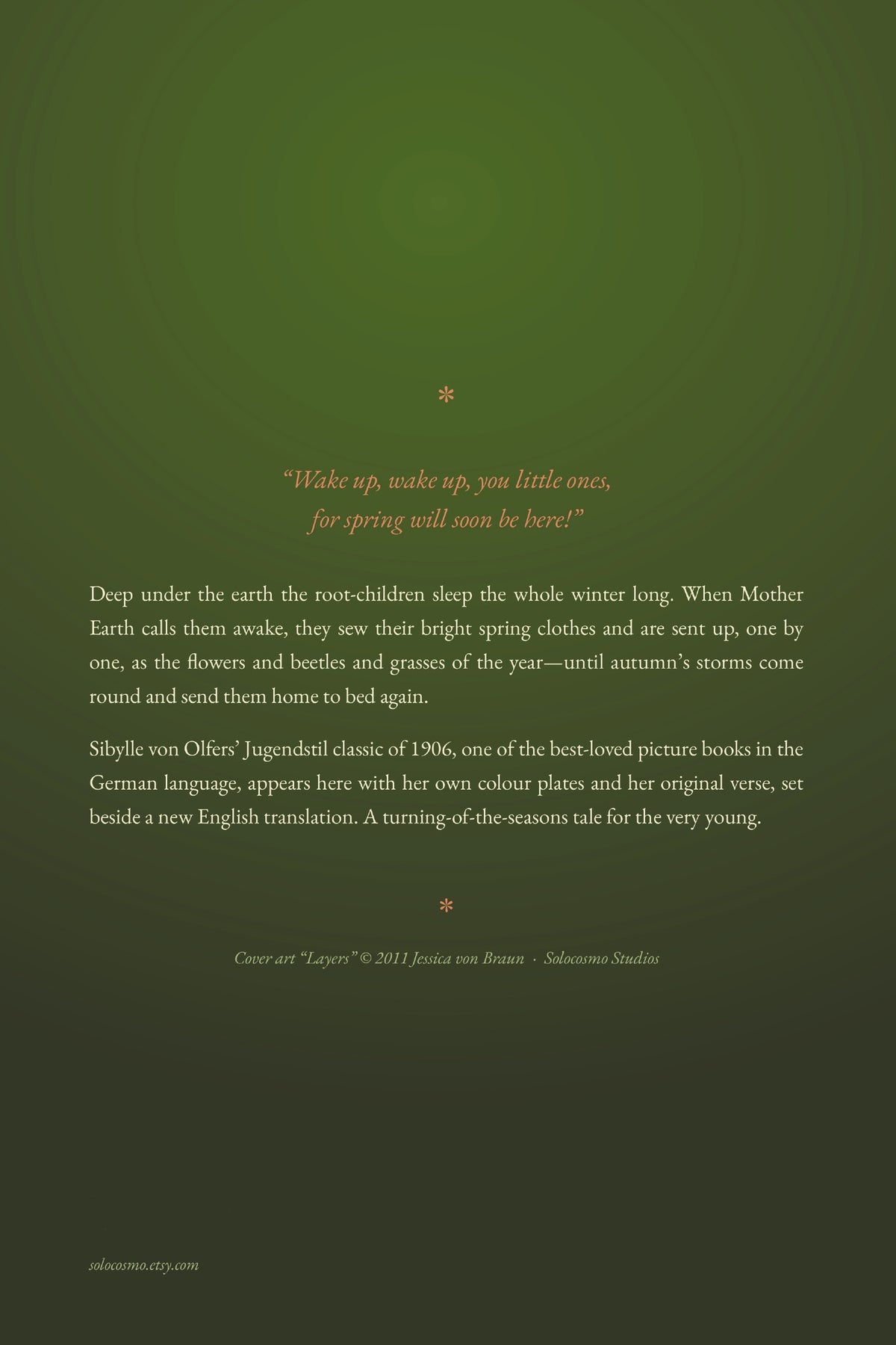 The Story of the Root-Children, back cover