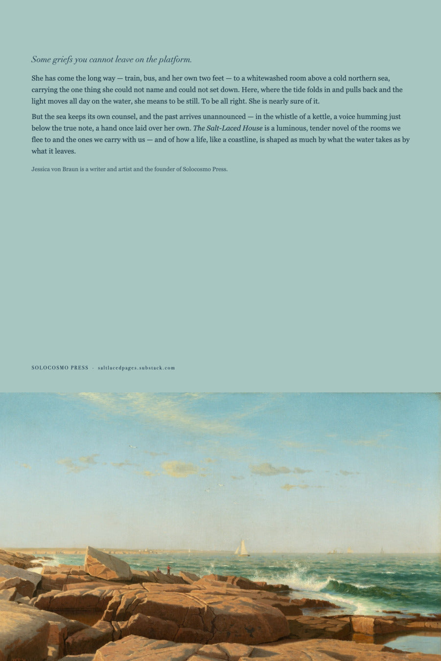 The Salt-Laced House, back cover